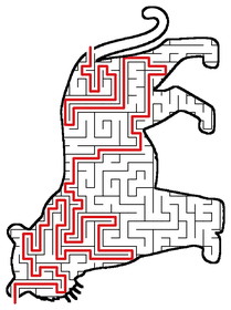 Solved Tiger maze