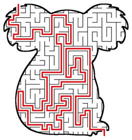 Solved Koala maze